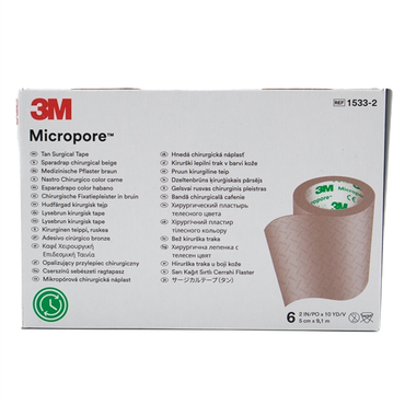 Micropore Kirurgisk Tape Brun