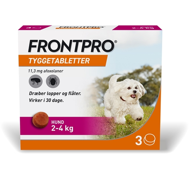 FRONTPRO Tyggetabletter 2-4 kg