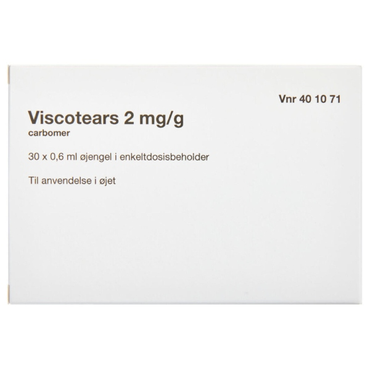 Viscotears Øjengel 2care4
