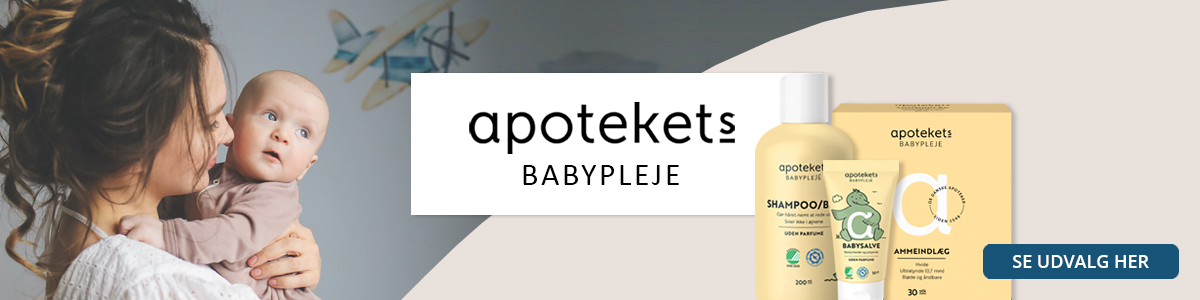 Find Apotekets pleje til baby her