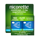 Nicorette sugetabletter cooldrops