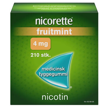 Nicorette nikotintyggegummi Fruitmint