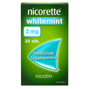 Nicorette nikotintyggegummi Whitemint