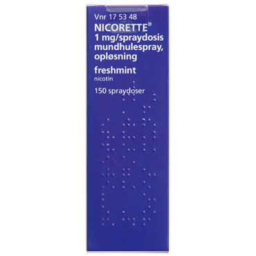 Nicorette mundhulespray orifarm