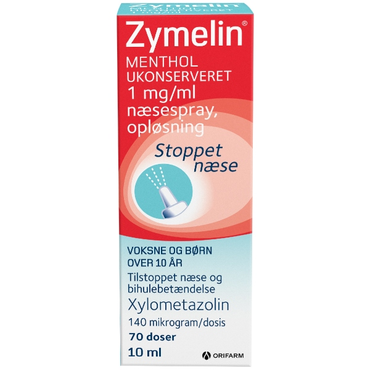Zymelin Menthol Næsespray