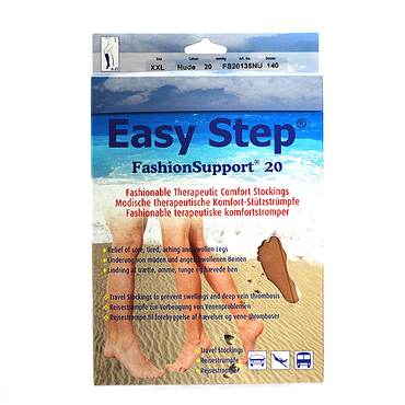Easy Step knæstrømpe nude