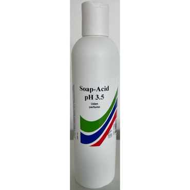 Soap-acid ph 3.5