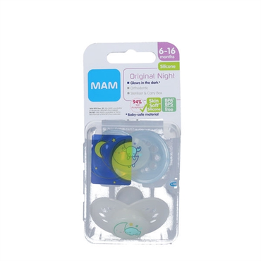 MAM night silk teat 6+ mdr.