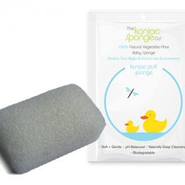 Konjac Sponge Baby Body Hvid