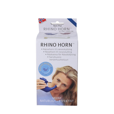 Rhino Horn Næsehorn Blå