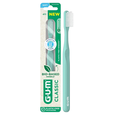 GUM classic 411 tandbørste soft