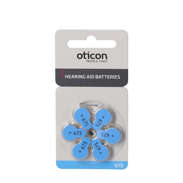 Oticon Høreapparat Batterier 675