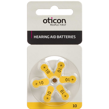 Oticon Høreapparat Batterier 10