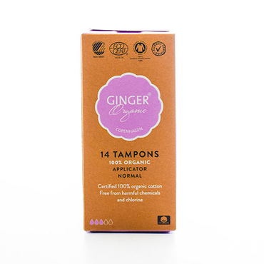 GingerOrganic Tampon, Normal