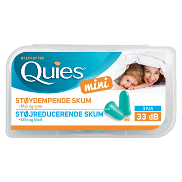 Quies Mini Ørepropper Skum