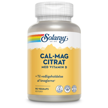 Solaray Cal-Mag Citrat + D-vitamin