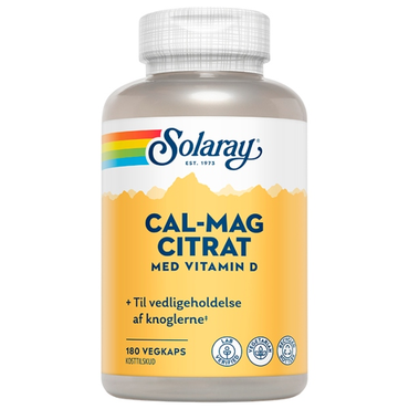 Solaray Cal-Mag Citrat D-vitamin