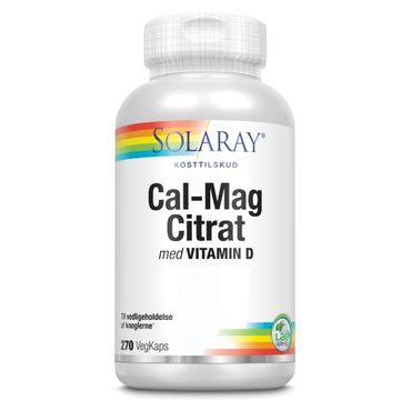 Solaray Cal-Mag Citrat + D-vitamin