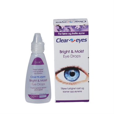 Clear Eyes Bright & Moist Eye Drops