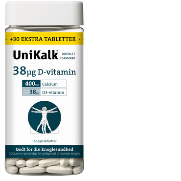UniKalk 38 µg +30 stk. ekstra