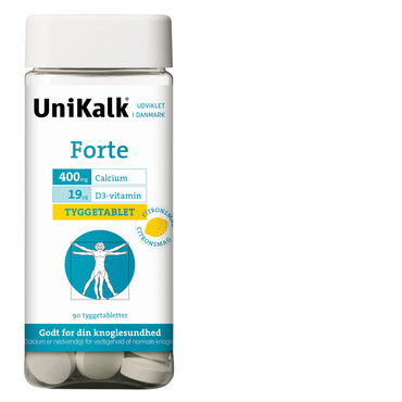 UniKalk Forte Tyggetabletter