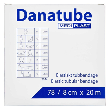 Danatube Rørbandage 8 cm x 20 m