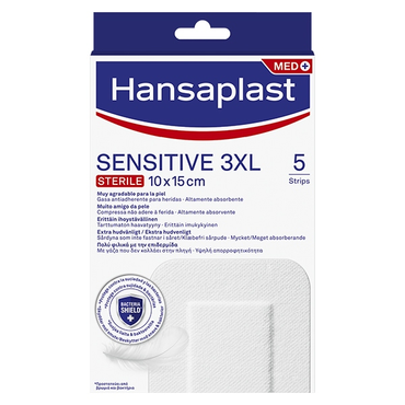 Hansaplast sensitive 3xl 10x15cm