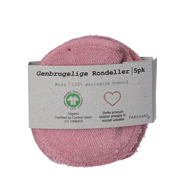 Pargaard genbrugelige rondeller rosa