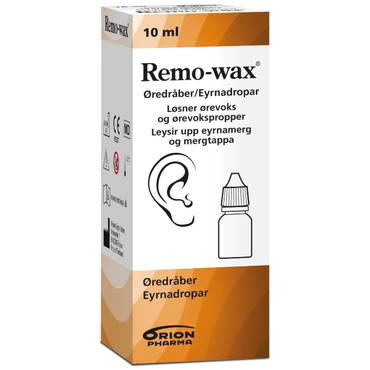 Remo-wax øredråber u/sprøjte