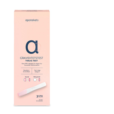 Apotekets Graviditetstest Tidlig Test