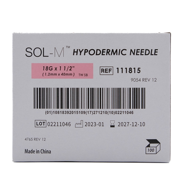 Sol-M Kanyle Pink 18G