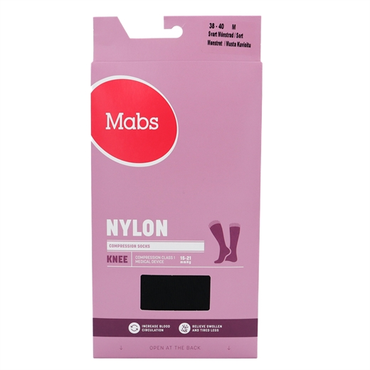 Mabs Nylon Knæstrømpe