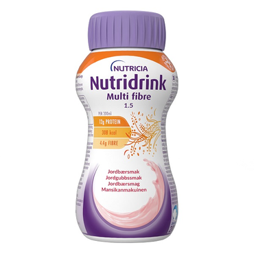 Nutridrink Multi Fibre Jordbær