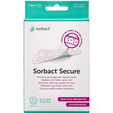 Sorbact Secure 5 x 7,2 cm