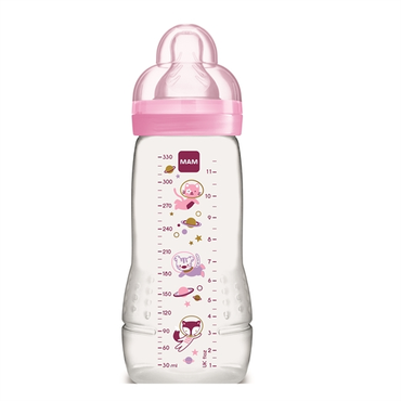 MAM Easy Active Sutteflaske 330ml Pink