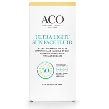 ACO Ultra Light Sun Face Fluid SPF 50
