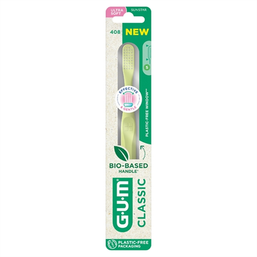 GUM Classic 408 Tandbørste Ultra Soft