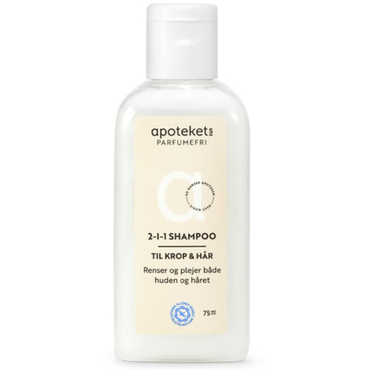 Apotekets Parfumefri 2-i-1 shampoo