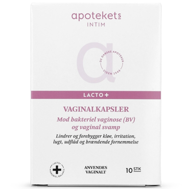 Apotekets Intim lacto+ vaginalkapsler