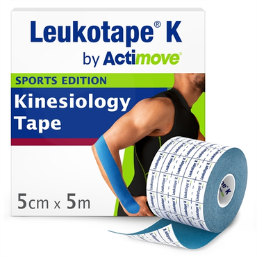 Actimove Leukotape K kinesiologi tape blå