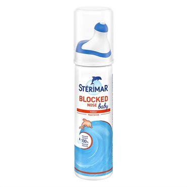 Sterimar blocked nose baby
