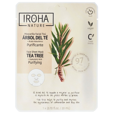 IROHA purifying face sheet mask