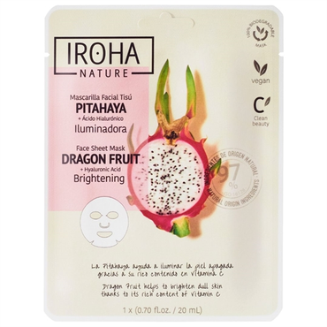 IROHA brightening face sheet mask