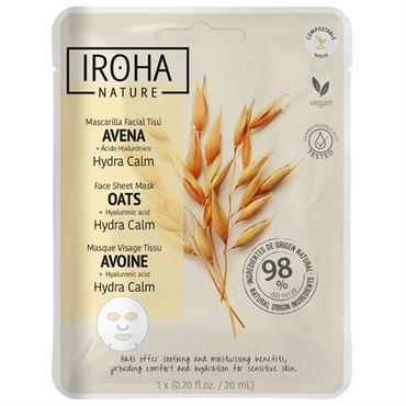 IROHA hydra calm face sheet mask