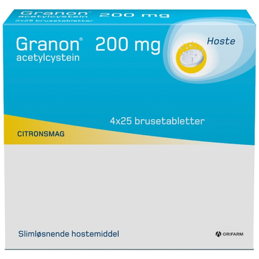 Granon Brusetabletter 100 stk