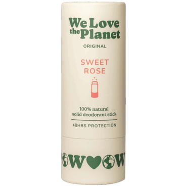 We Love The Planet deodorant stick sweet rose