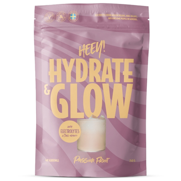 Heey! hydrate & glow electrolytes passionfruit
