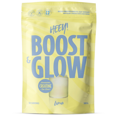 Heey! boost & glow creatine lemon