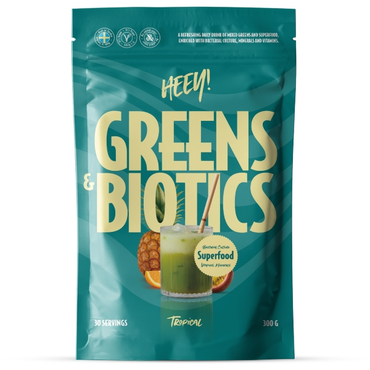 Heey! greens & biotics superfood tropical