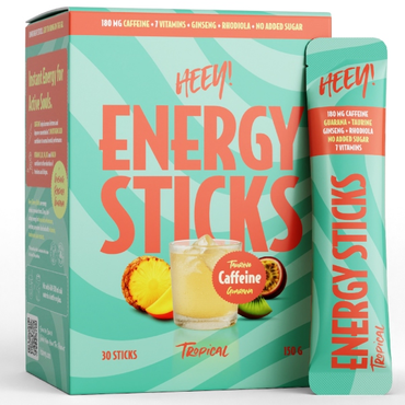 Heey! energy sticks caffeine tropical